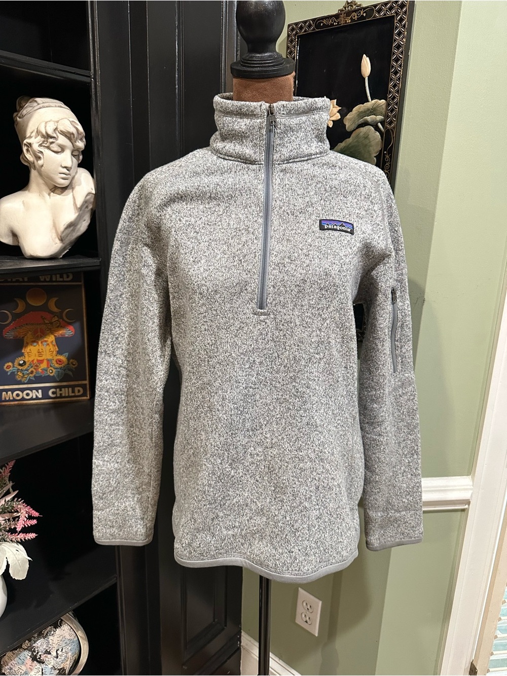 Patagonia Better Sweater Quarter‑Zip – Grey – Size Medium